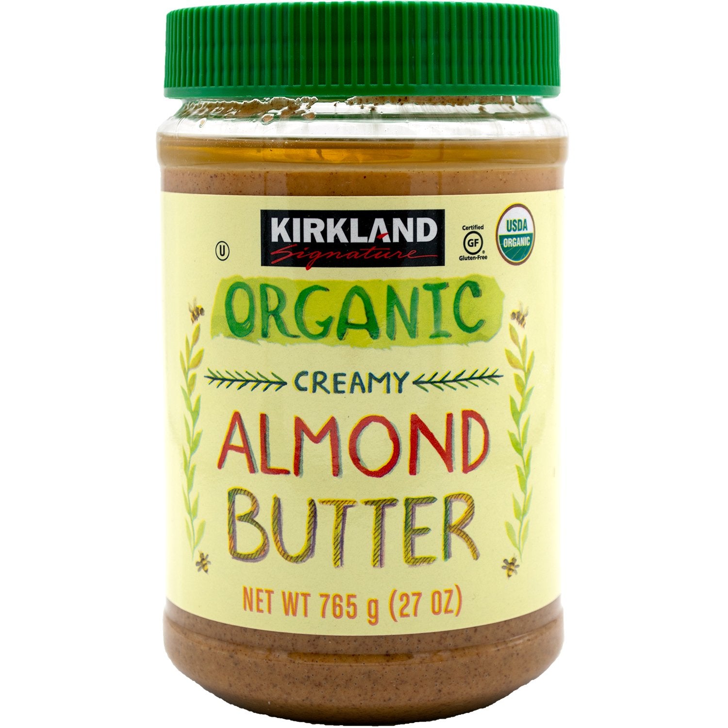 Kirkland Signature Creamy Almond Butter Kirkland Signature 27 Ounce Organic 