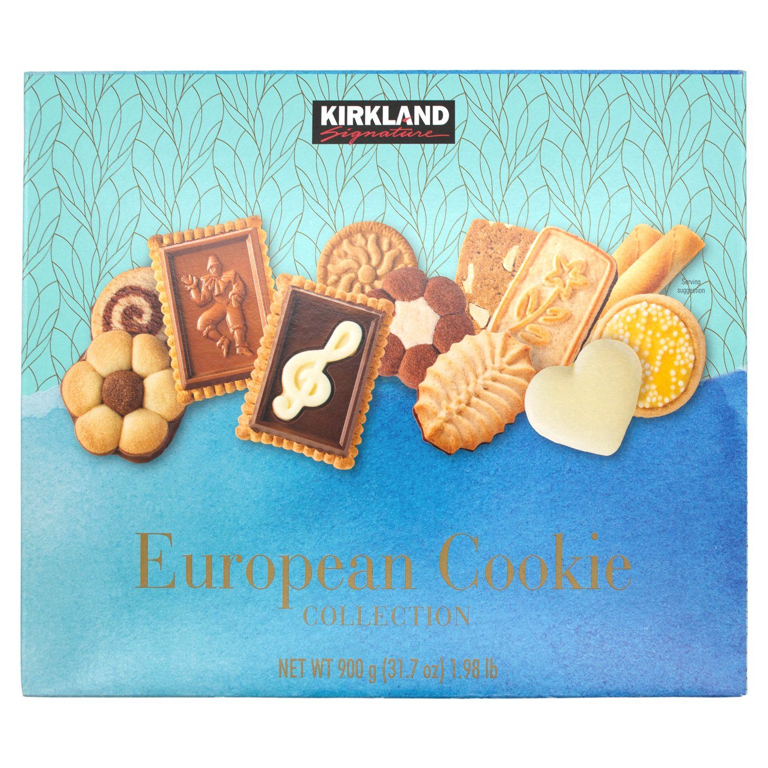 Kirkland Signature European Cookies Meltable Kirkland Signature 12 Varieties Assortment 31.7 Ounce 