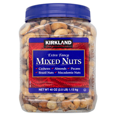 Kirkland Signature Extra Fancy Mixed Nuts Kirkland Signature Salted 40 Ounce 