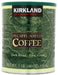 Kirkland Signature Ground Coffee, Fine Grind Kirkland Signature 100% Arabica Decaffeinated 