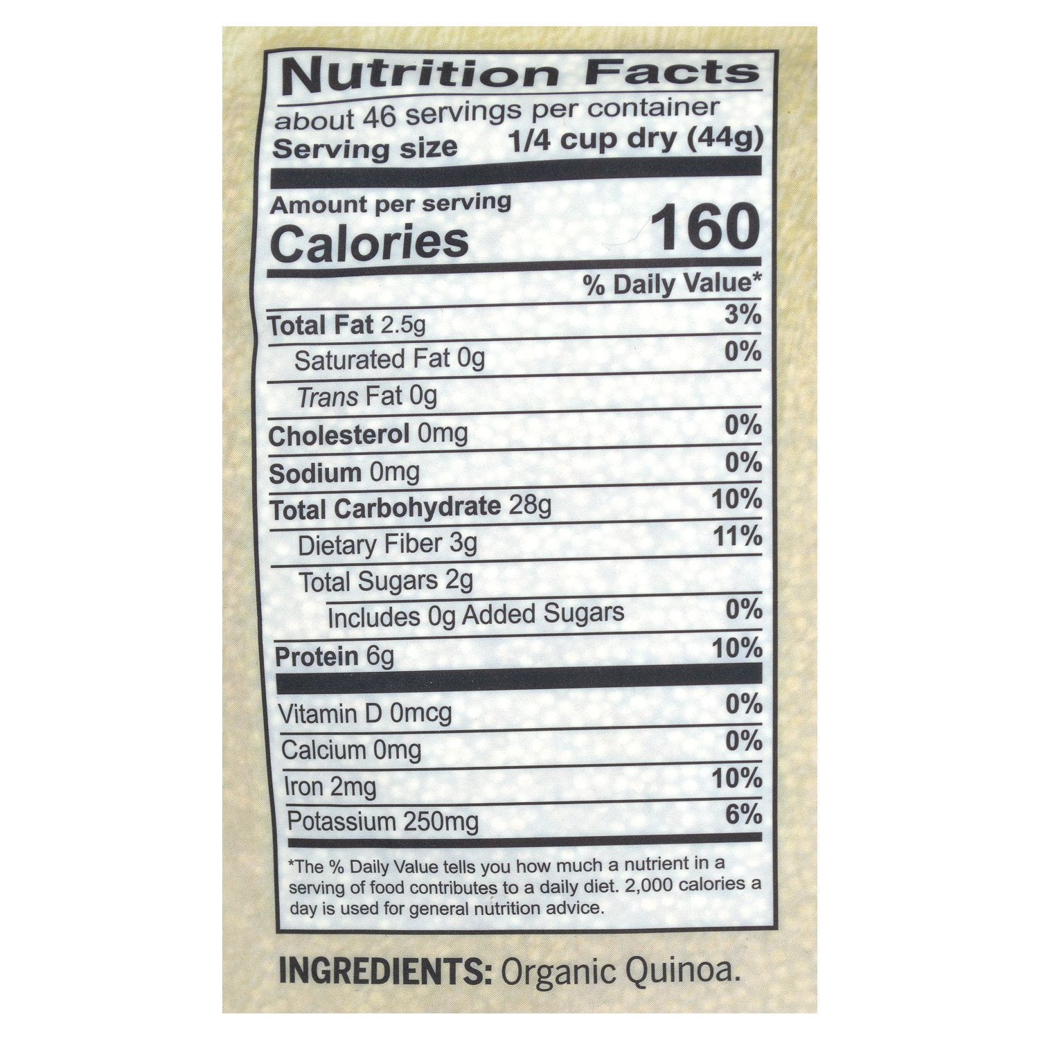 Kirkland Signature Organic Quinoa, 2.04 kg