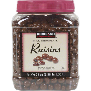Kirkland Signature Raisins, Milk Chocolate, 3.4 Pound Kirkland Signature 