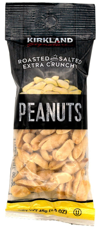 Kirkland Signature Roasted & Salted Extra Crunchy Peanuts, 1.6 Ounce Kirkland Signature 