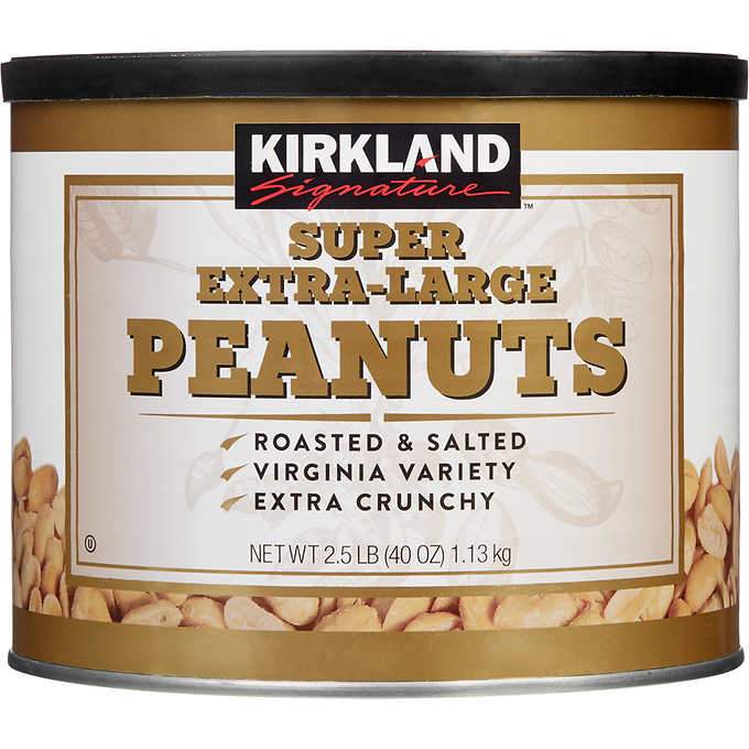 Kirkland Signature Roasted & Salted Extra Crunchy Peanuts Kirkland Signature Crunchy 40 Ounce 