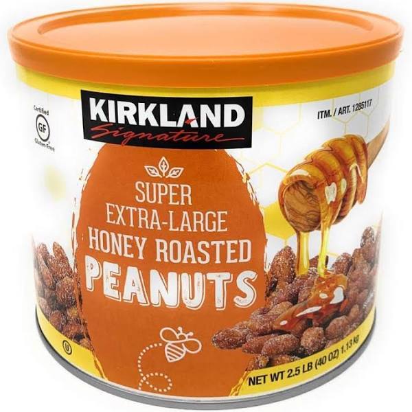 Kirkland Signature Roasted & Salted Extra Crunchy Peanuts Kirkland Signature Honey Roasted 40 Ounce 