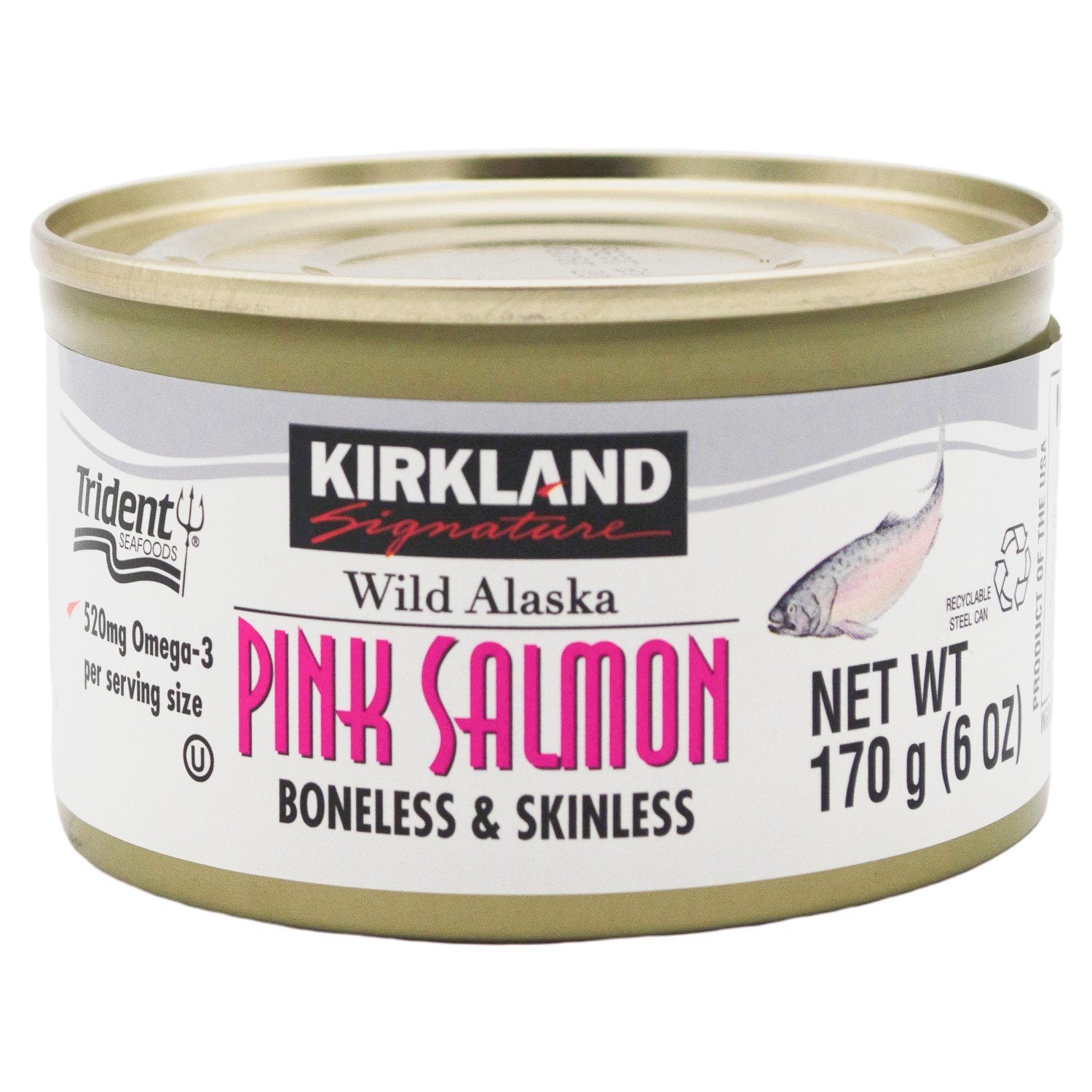 Kirkland Signature Wild Alaskan Pink Salmon Kirkland Signature 6 Ounce 