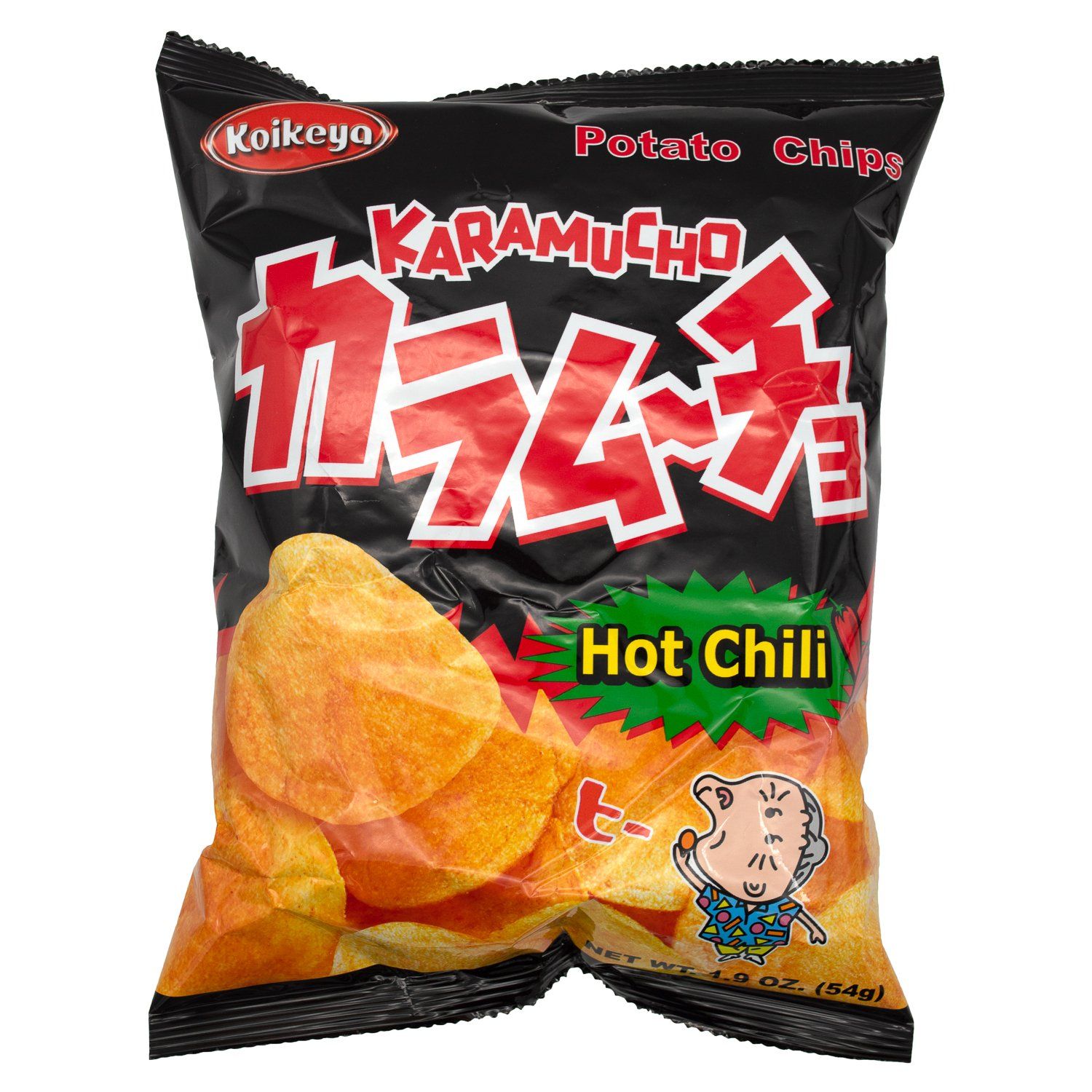 Koikeya Karamucho Potato Chips Koikeya Original 1.9 Ounce 
