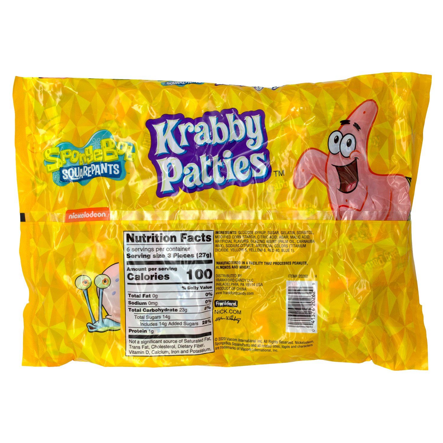 Krabby Patties Gummy Candy Frankford Candy 