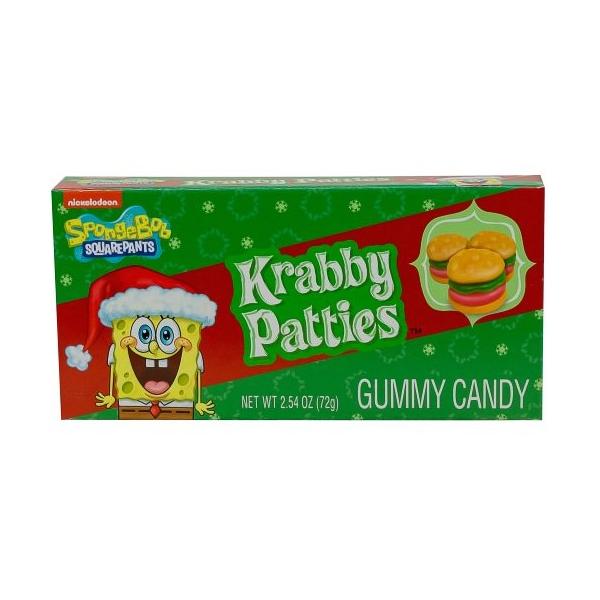 Krabby Patties Gummy Candy Frankford Candy Holiday 2.54 Ounce 