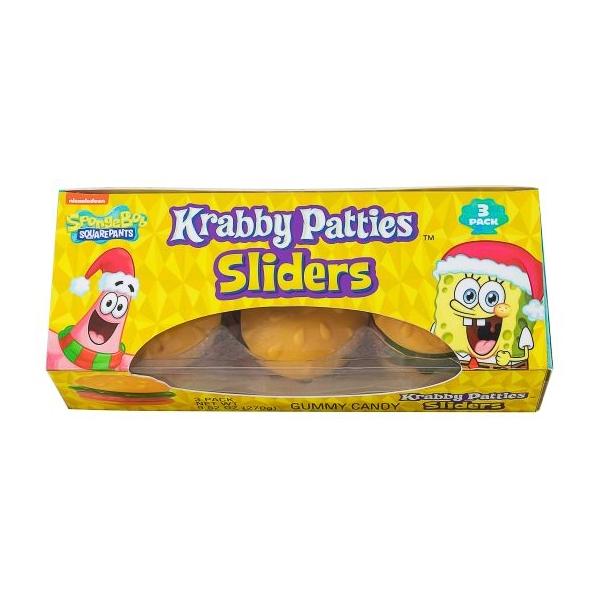 Krabby Patties Gummy Candy Frankford Candy Slider 9.52 Ounce 