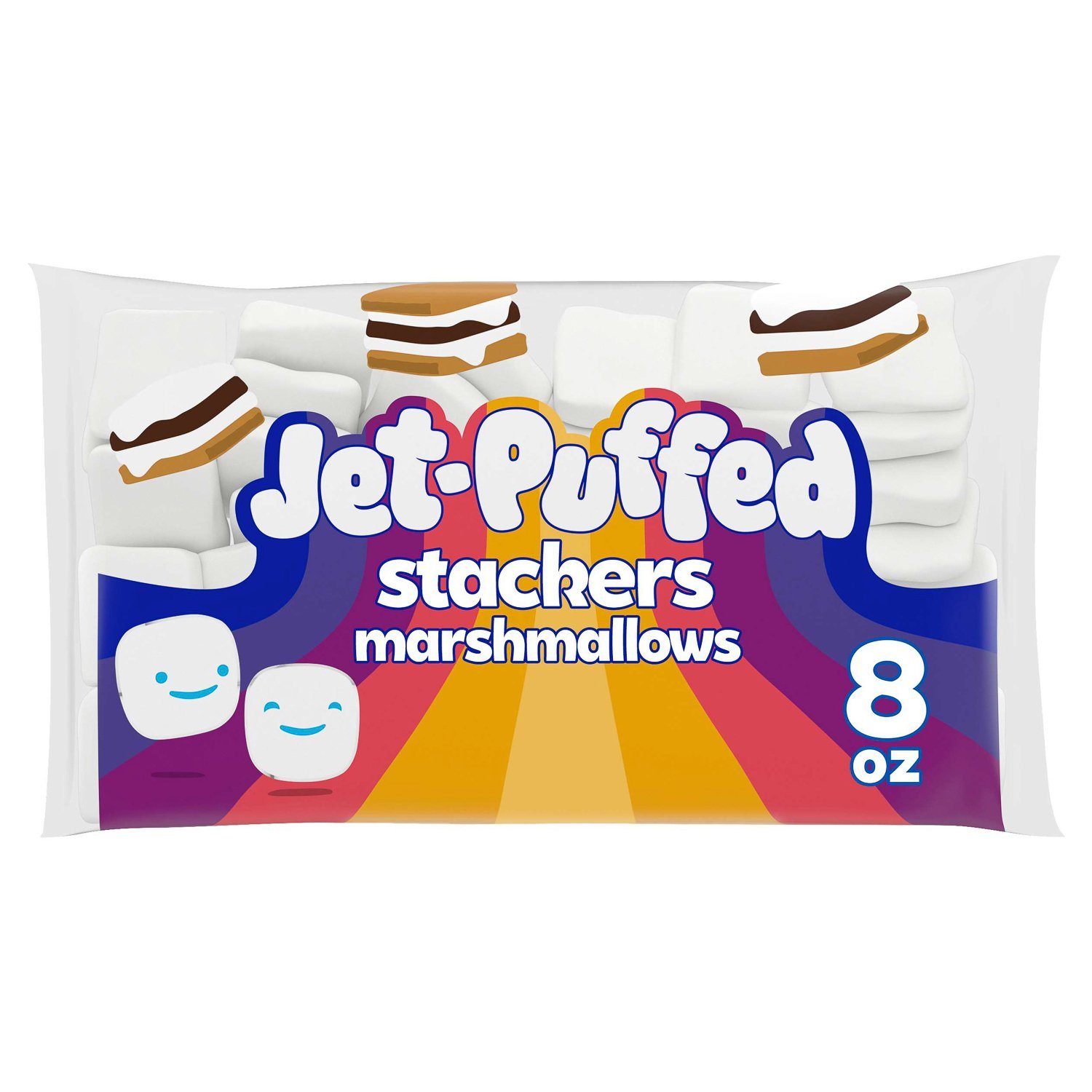 Kraft Jet-Puffed StackerMallows Marshmallows, 8 Ounce Snack Foods Kraft 