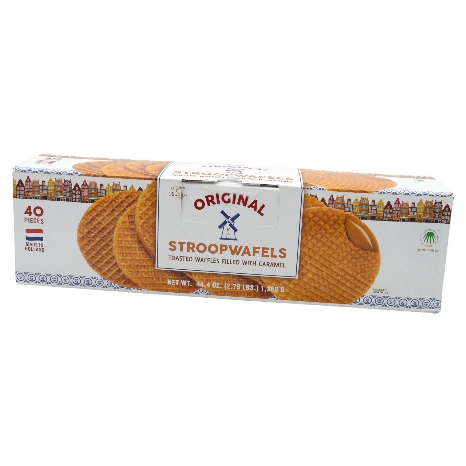 Le Chic Patissier Stroopwafels Le Chic Patissier Original 40 Pieces 