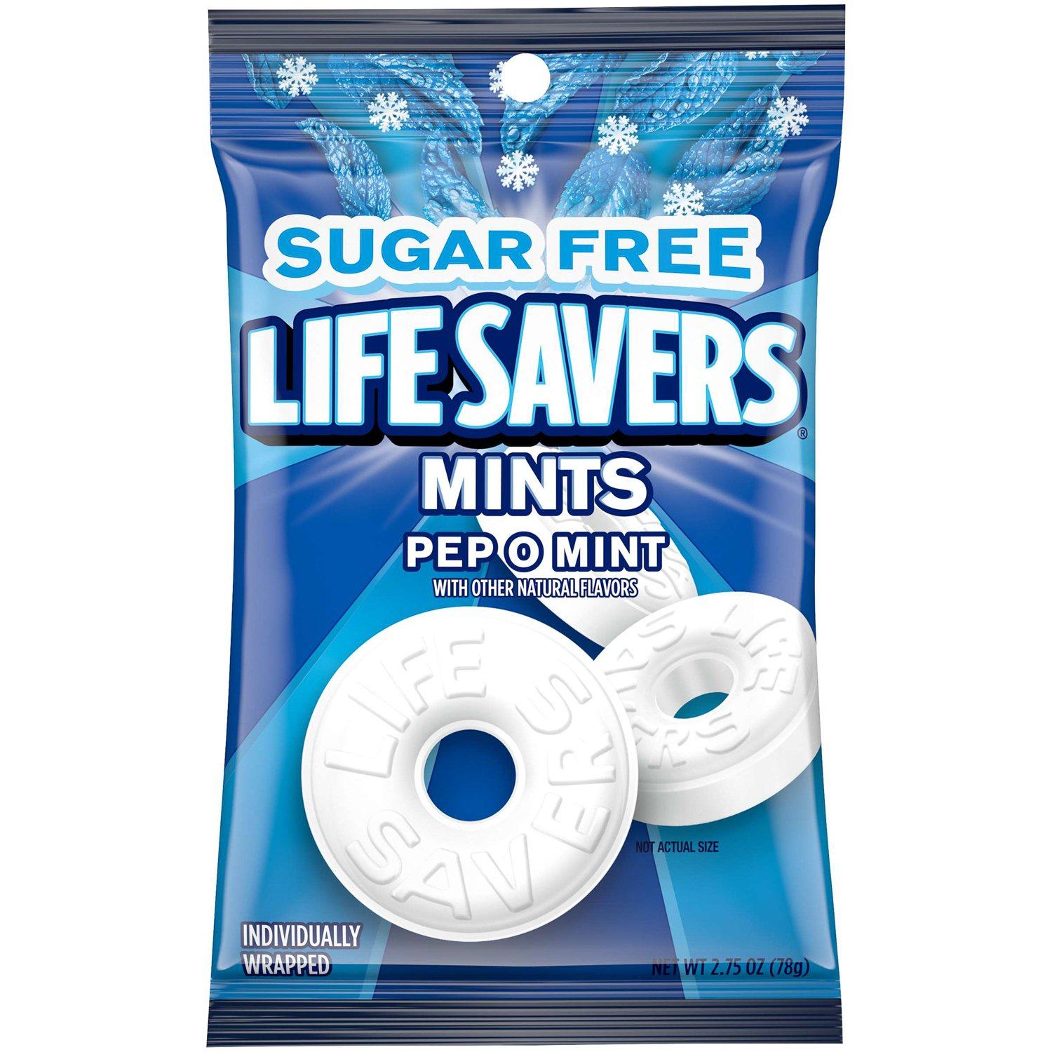 LifeSavers Mints LifeSavers Pep-O-Mint Sugar Free 2.75 Ounce 