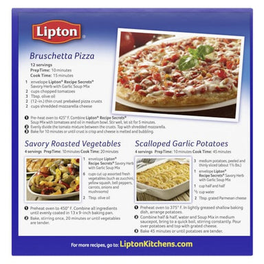 Lipton Recipe Secrets, Date Mar 2023 Lipton 