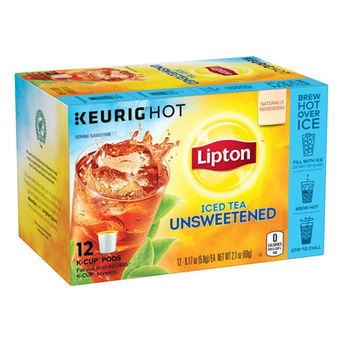 Lipton Tea K-Cups Lipton Iced Tea Unsweetened 12 Count 