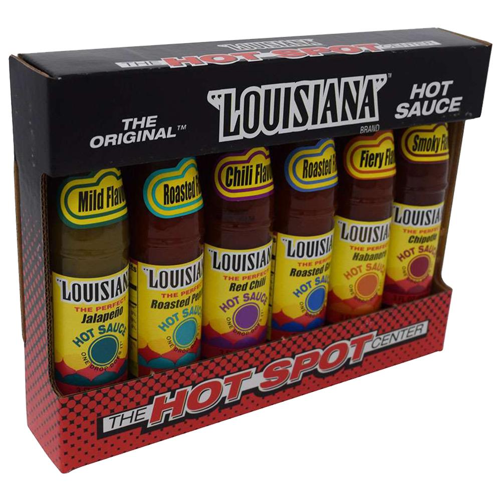 Louisiana Hot Sauce Louisiana Hot Sauce Gift Pack 3 Fl Oz-6 Count 
