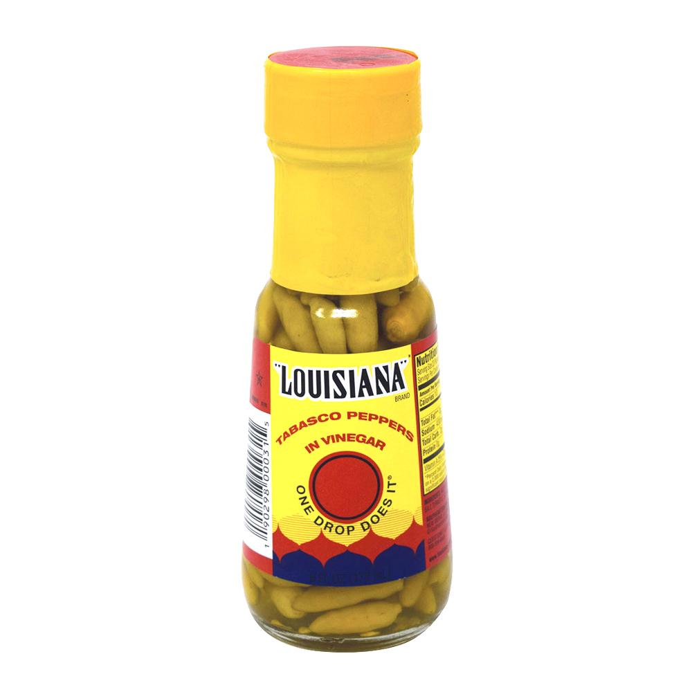 Louisiana Tabasco Peppers in Vinegar Louisiana Hot Sauce Original 6 Ounce 