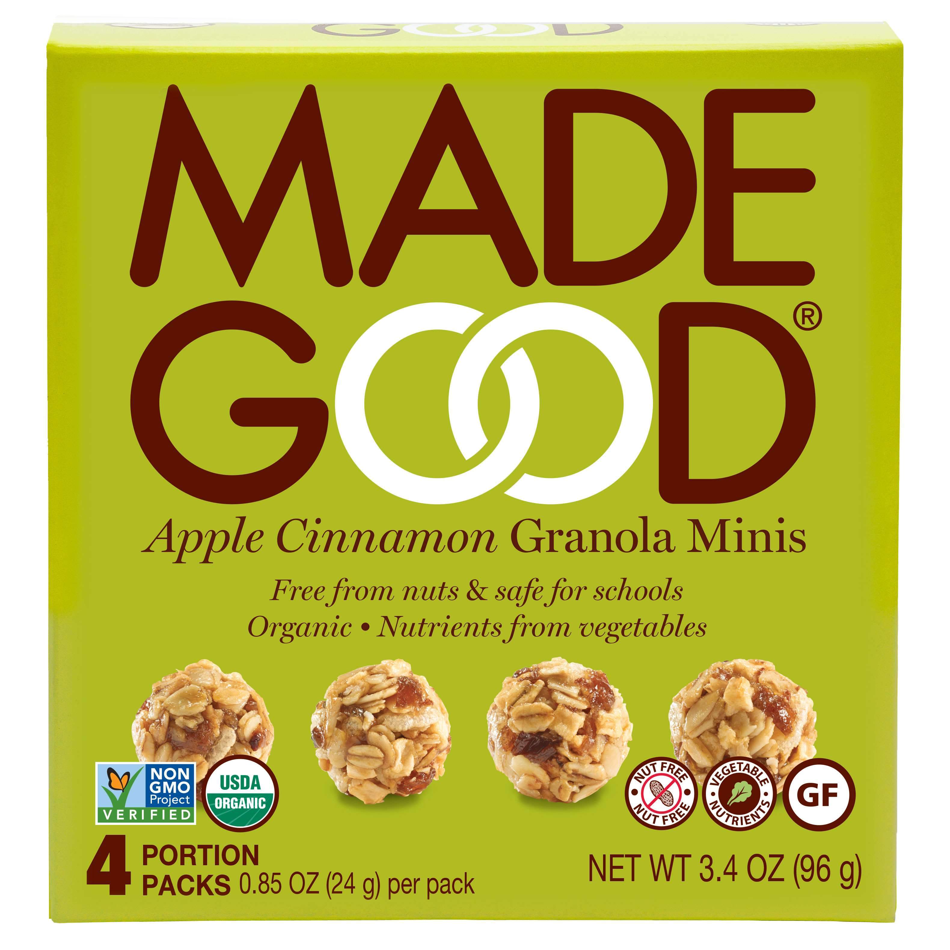 Made Good Granola Minis Made Good Foods Apple Cinnamon 0.85 Oz-4 Packs 