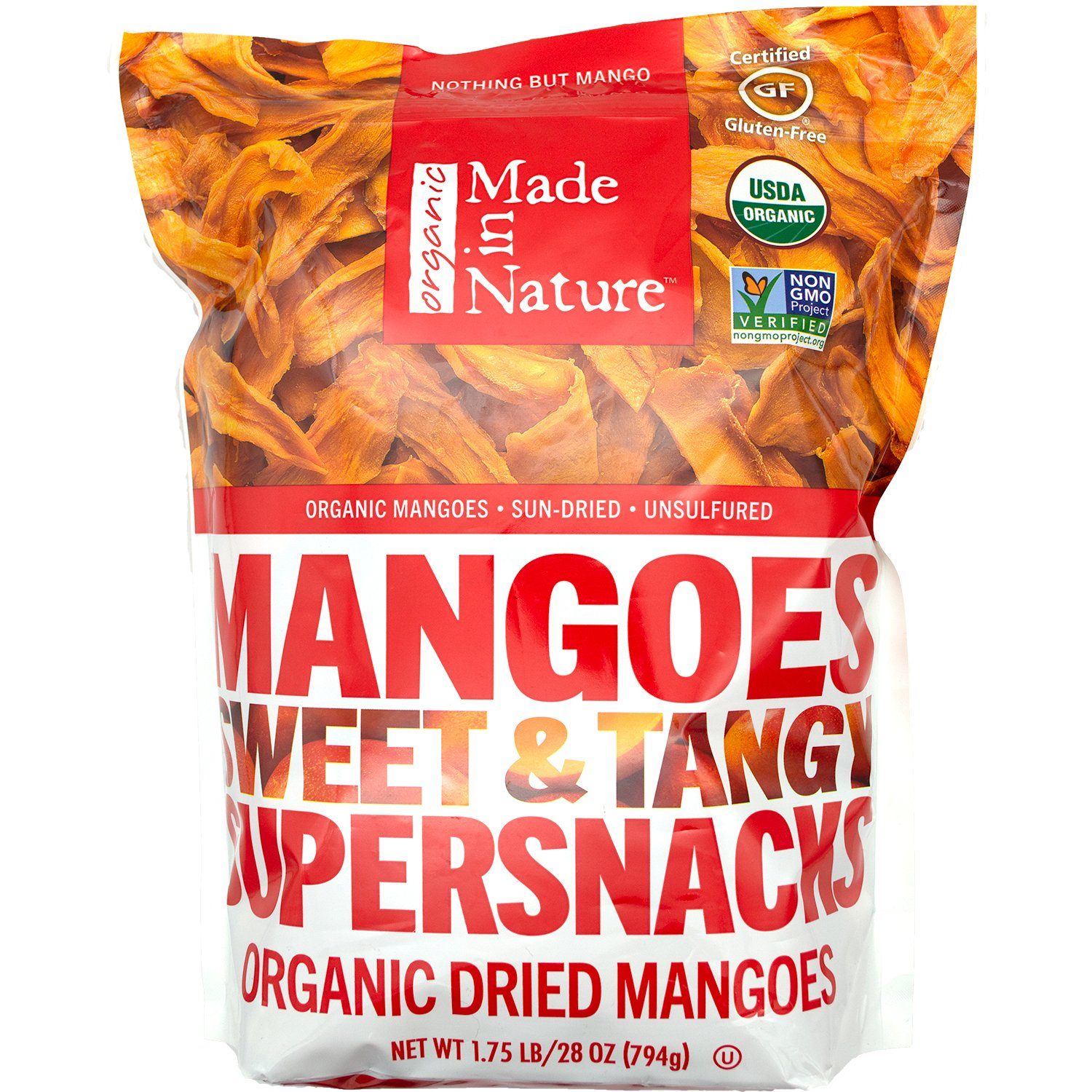 Made In Nature Organic Dried Mangoes Made In Nature 28 Ounce 