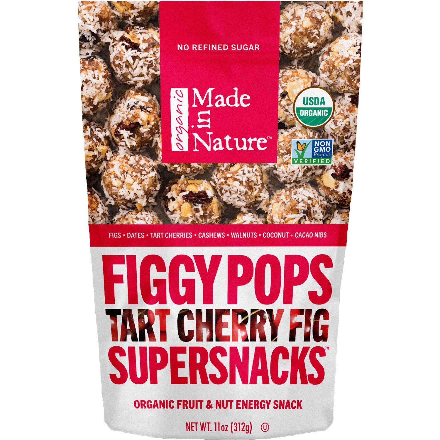 Made In Nature Organic Figgy Pops Made In Nature Tart Cherry 11 Ounce 