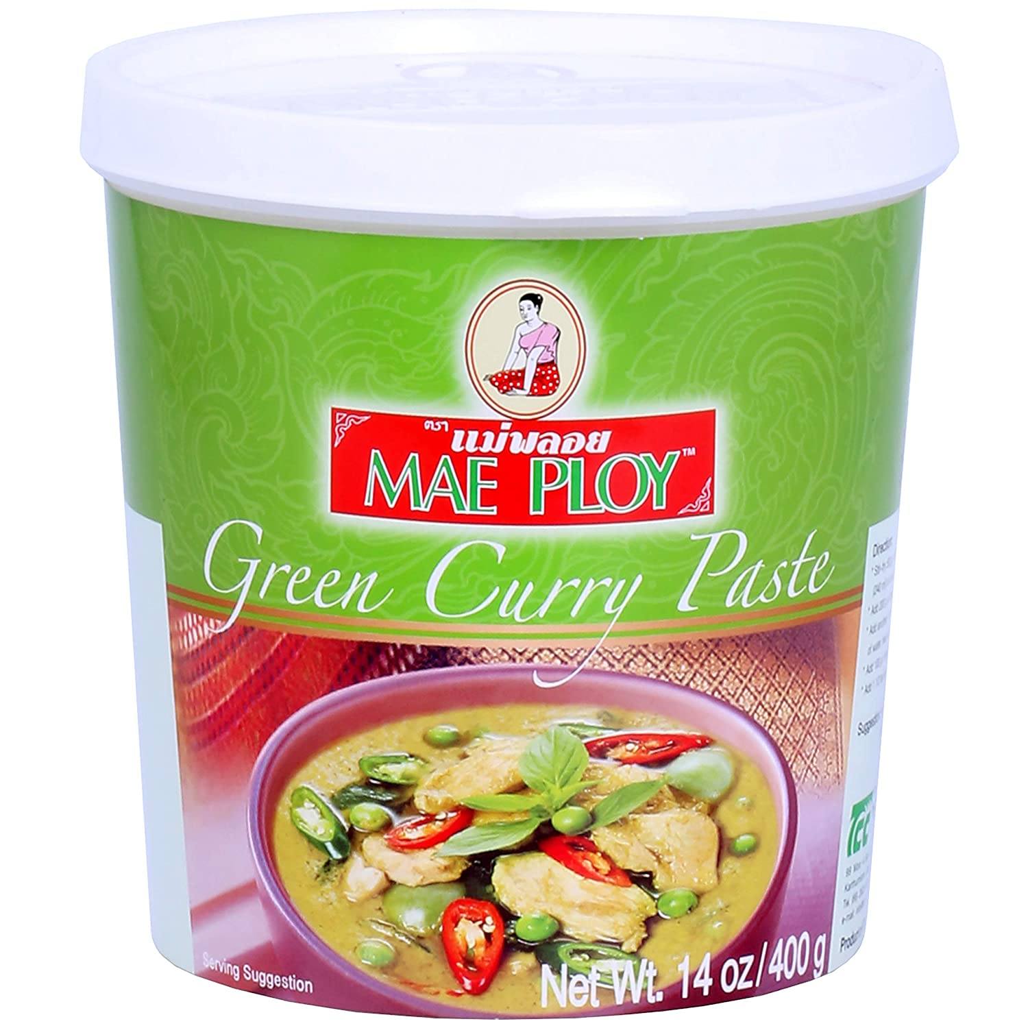 Mae Ploy Thai Curry Paste Mae Ploy Green 14 Ounce 