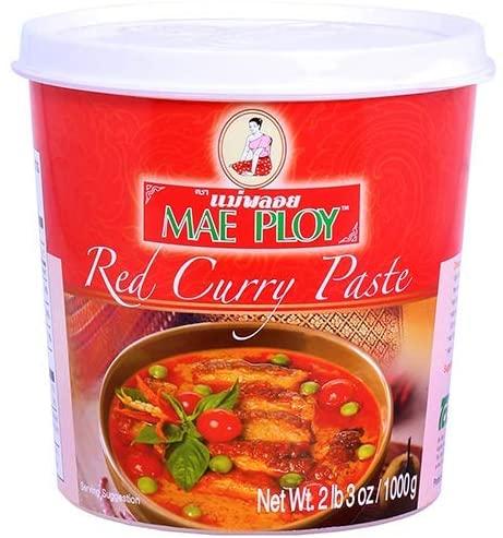 Mae Ploy Thai Curry Paste Mae Ploy Red 35 Ounce 