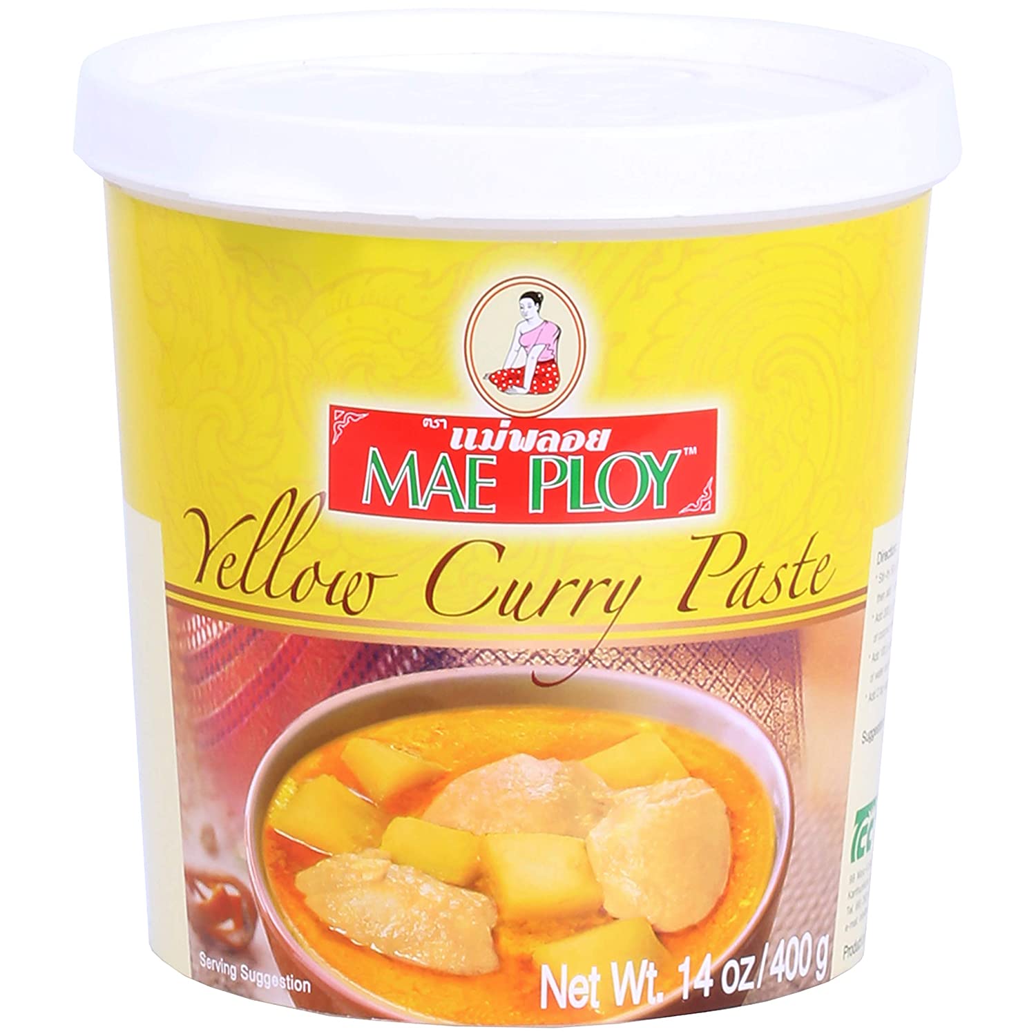 Mae Ploy Thai Curry Paste Mae Ploy Yellow 14 Ounce 