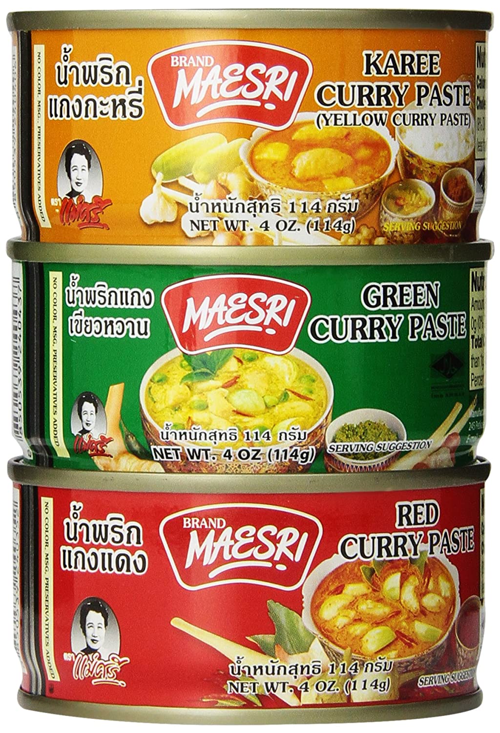 Maesri Thai Curry Paste Maesri 