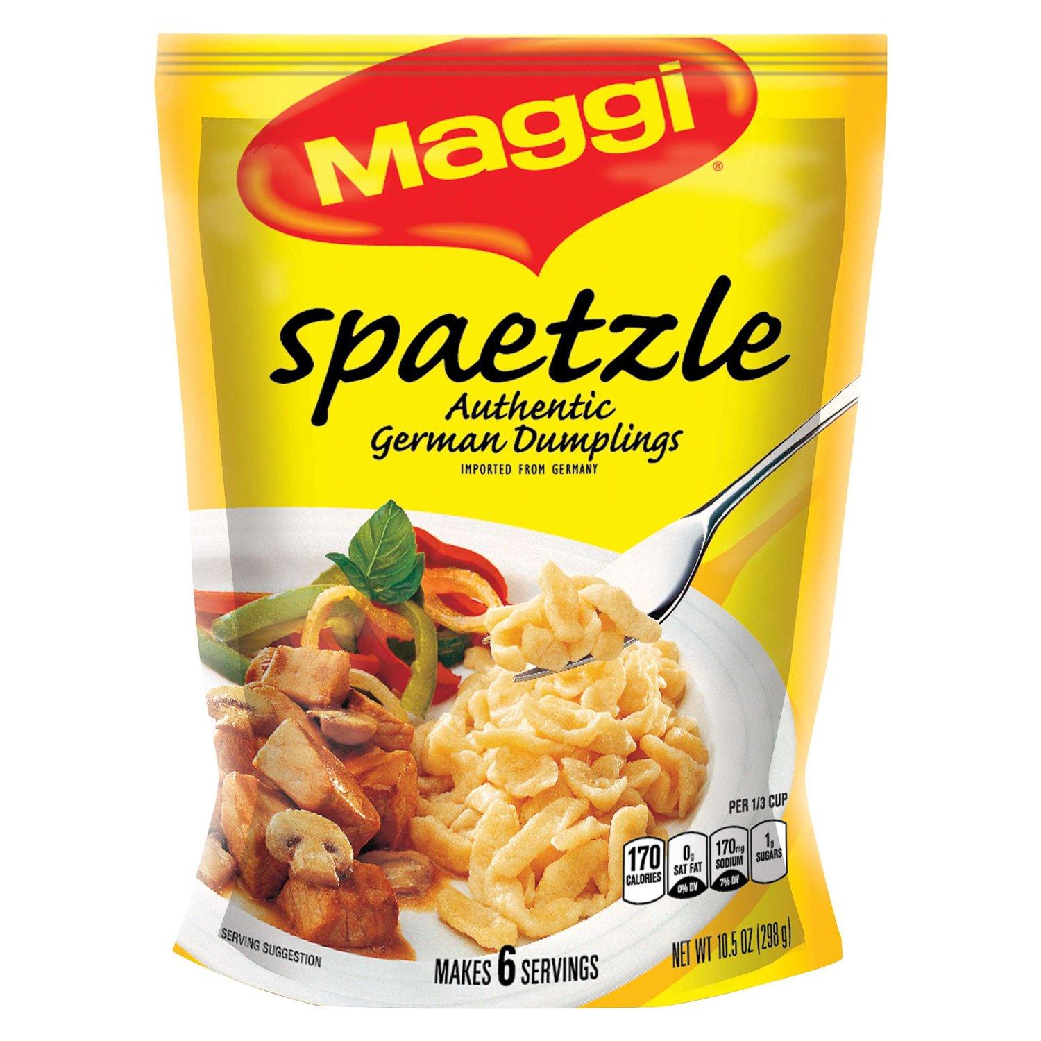 Maggi Spaetzle Authentic German Dumplings Maggi 10.5 Ounce 