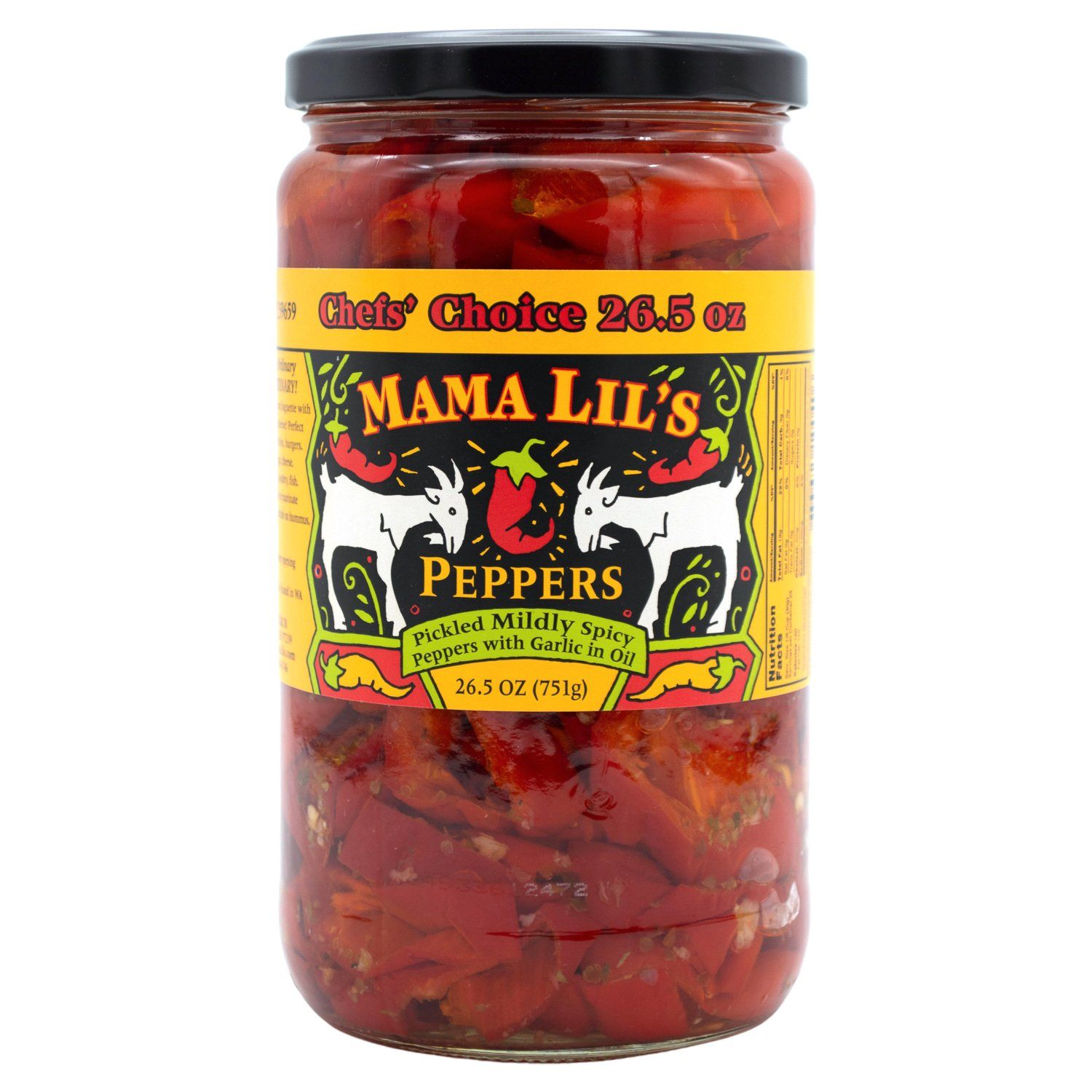 Mama Lil's Peppers in Oil Mama Lil's Original 26.5 Ounce 