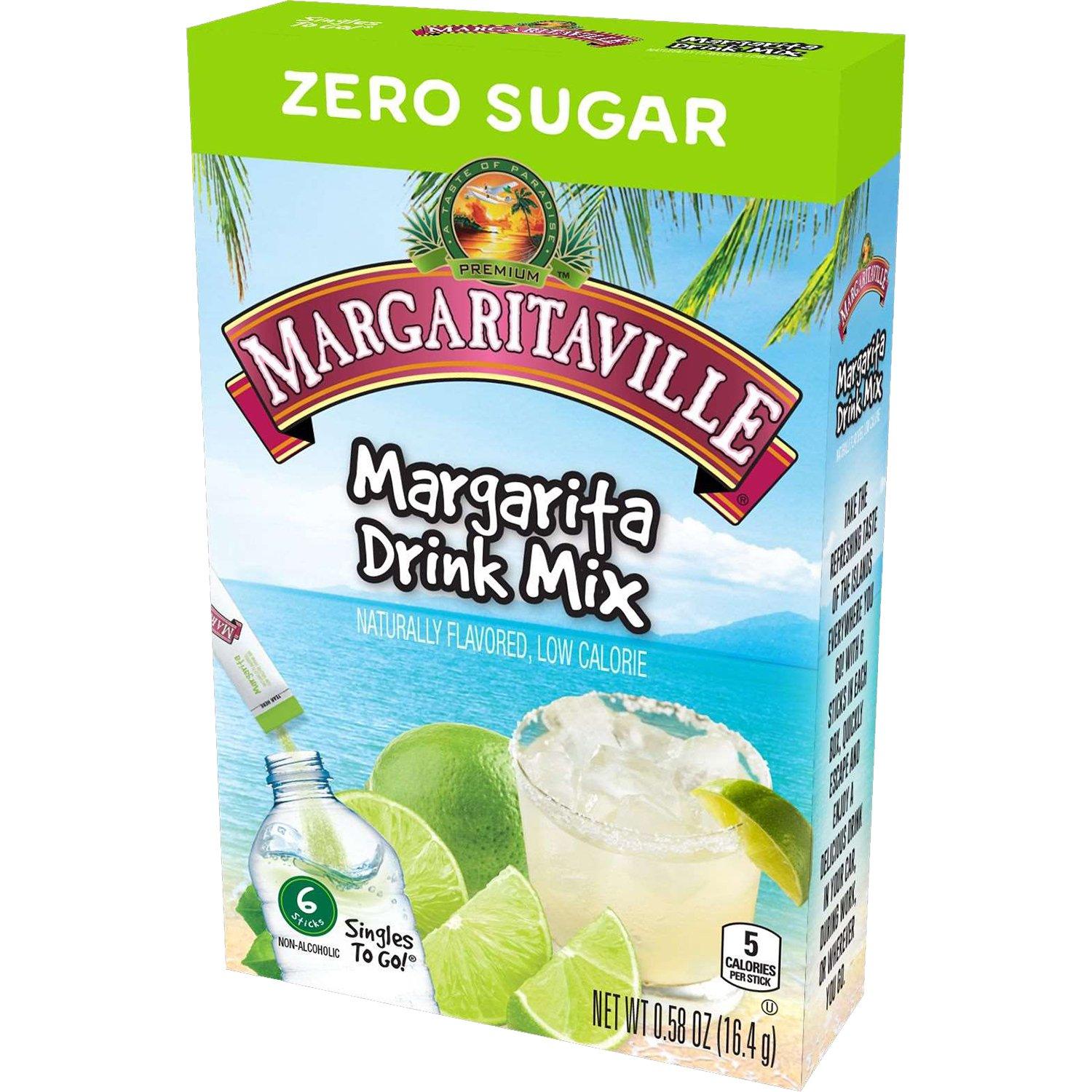 Margaritaville Singles To Go Non-Alcoholic Powder Sticks Margaritaville Margarita 0.58 Ounce 