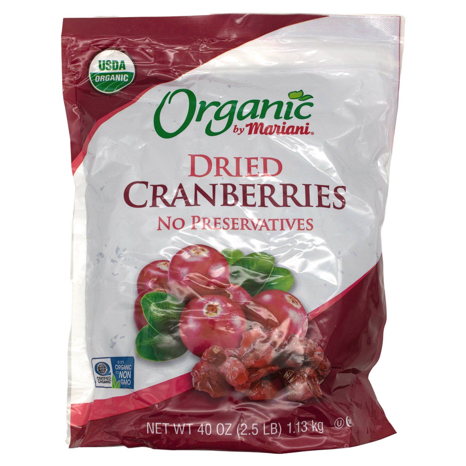 Mariani Organic Dried Cranberries Mariani 40 Ounce 