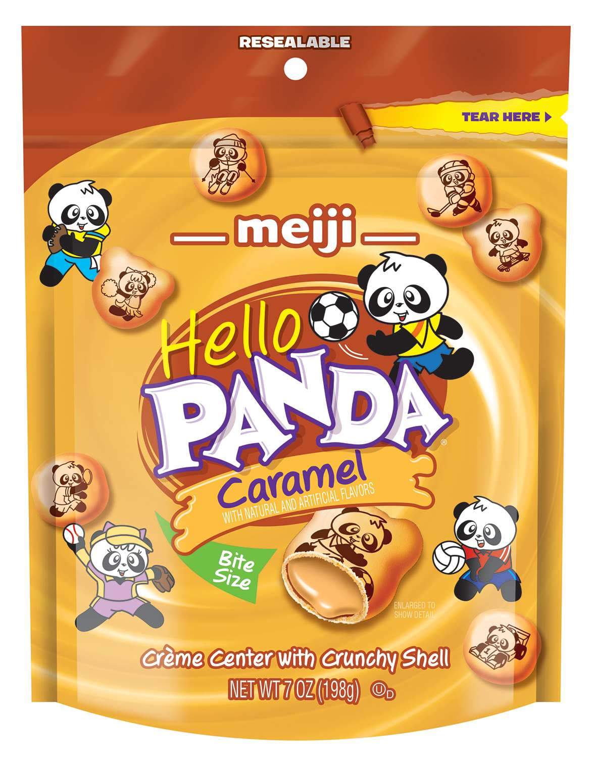 Meiji Hello Panda Cookie Meiji Caramel 7 Ounce 