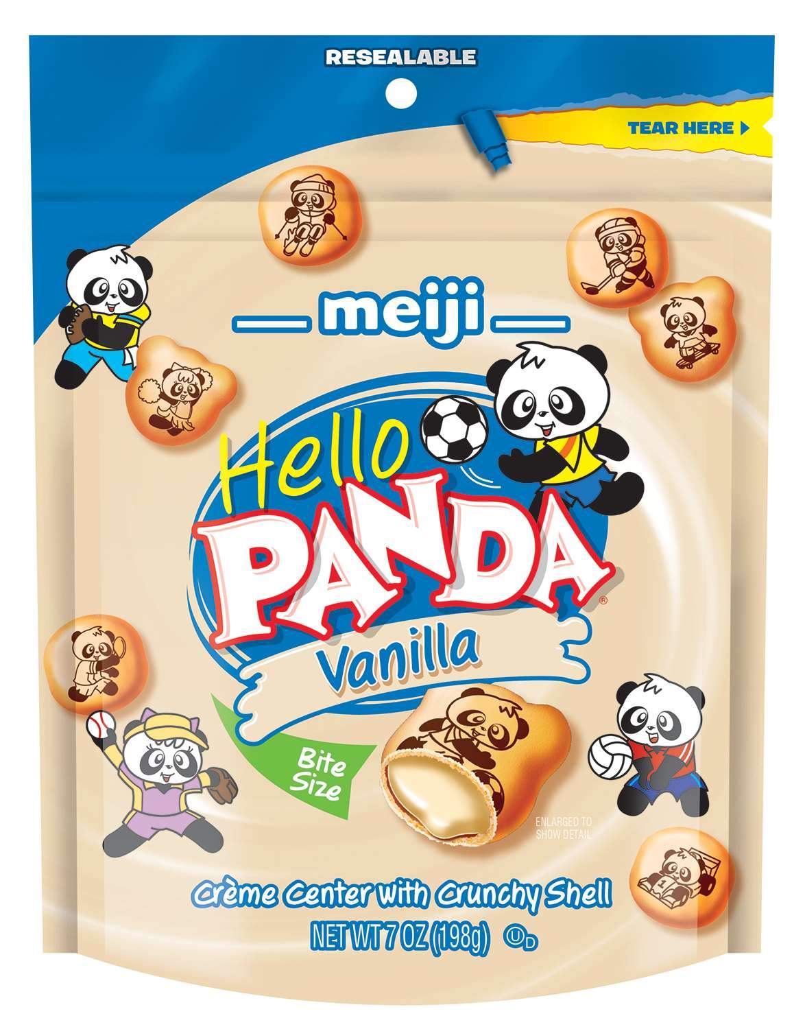 Meiji Hello Panda Cookie Meiji Vanilla 7 Ounce 