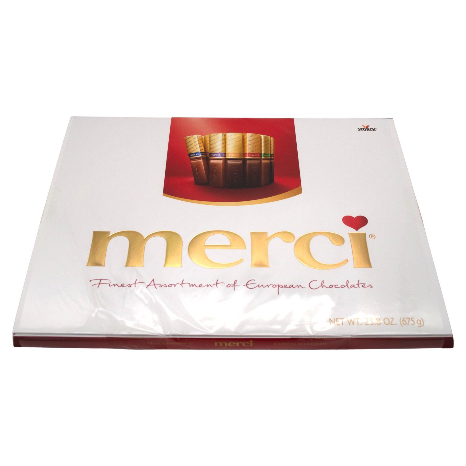 Merci Finest Assortment of European Chocolates Meltable Merci 
