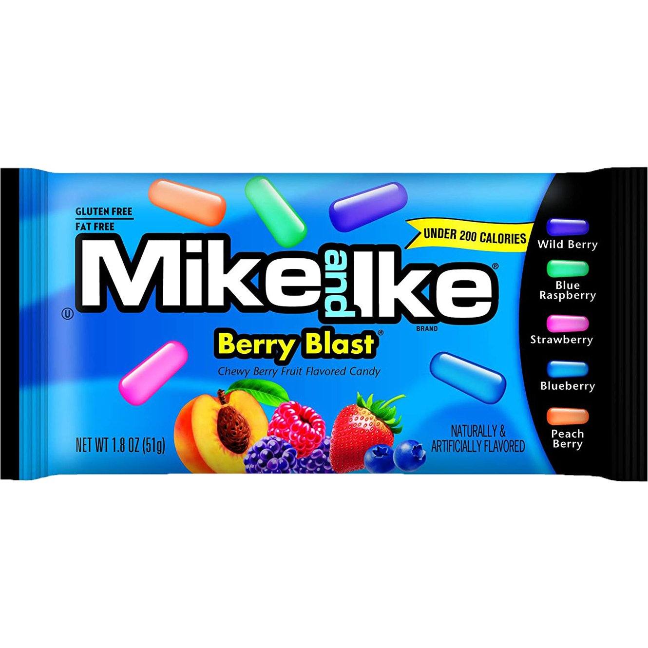 Mike & Ike Candy Mike & Ike Berry Blast 1.8 Ounce 
