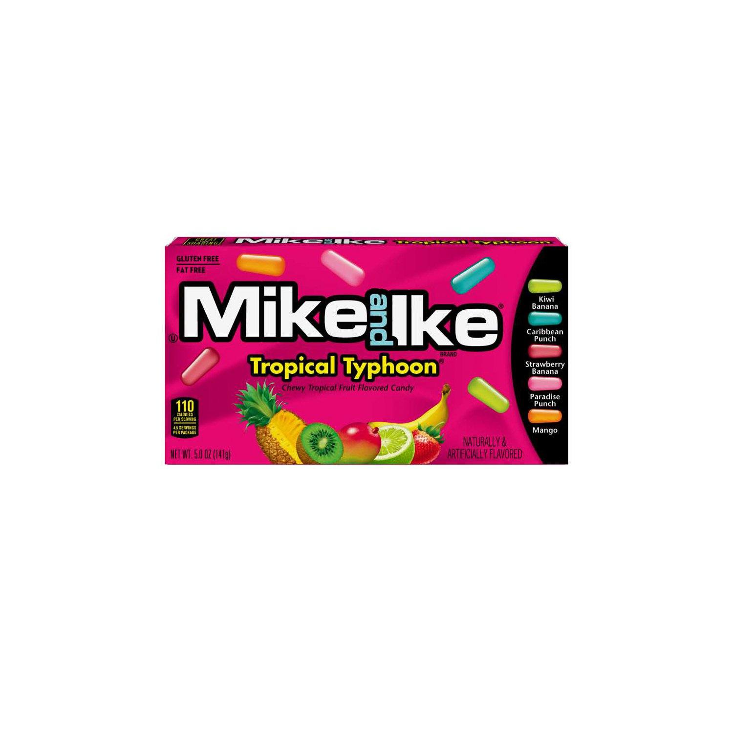 Mike & Ike Candy Mike & Ike Tropical Typhoon Theater Box - 5 Ounce 