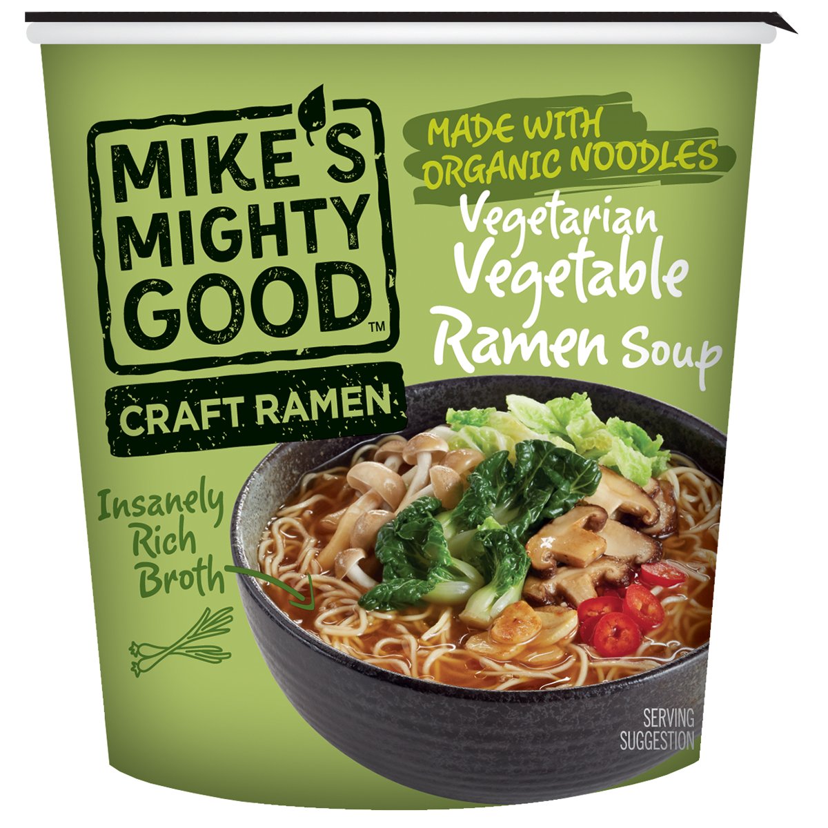 Mike's Mighty Good Craft Ramen Mike's Mighty Good Vegetarian Vegetable 1.9 Ounce Cup 