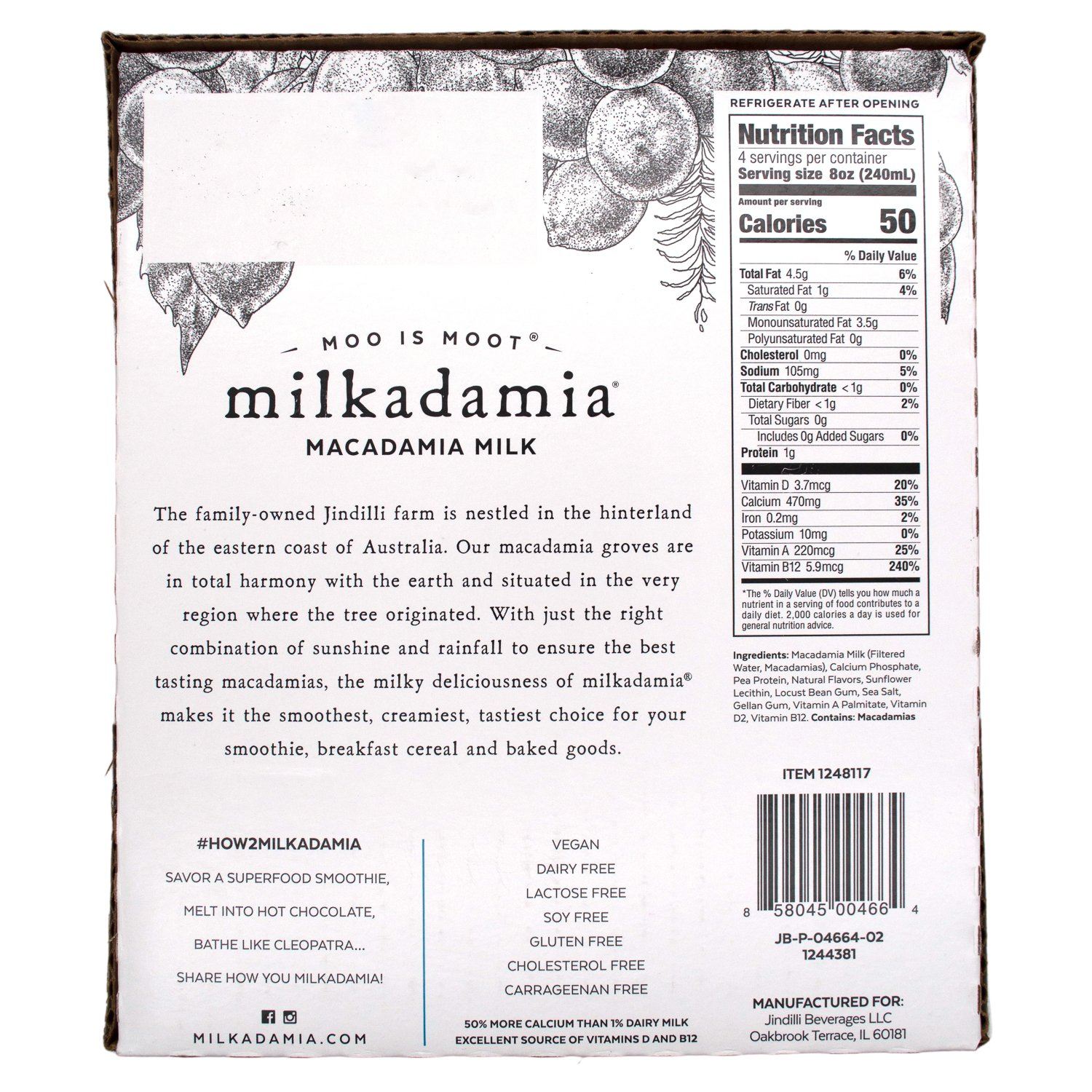 milkadamia Macadamia Milk milkadamia 