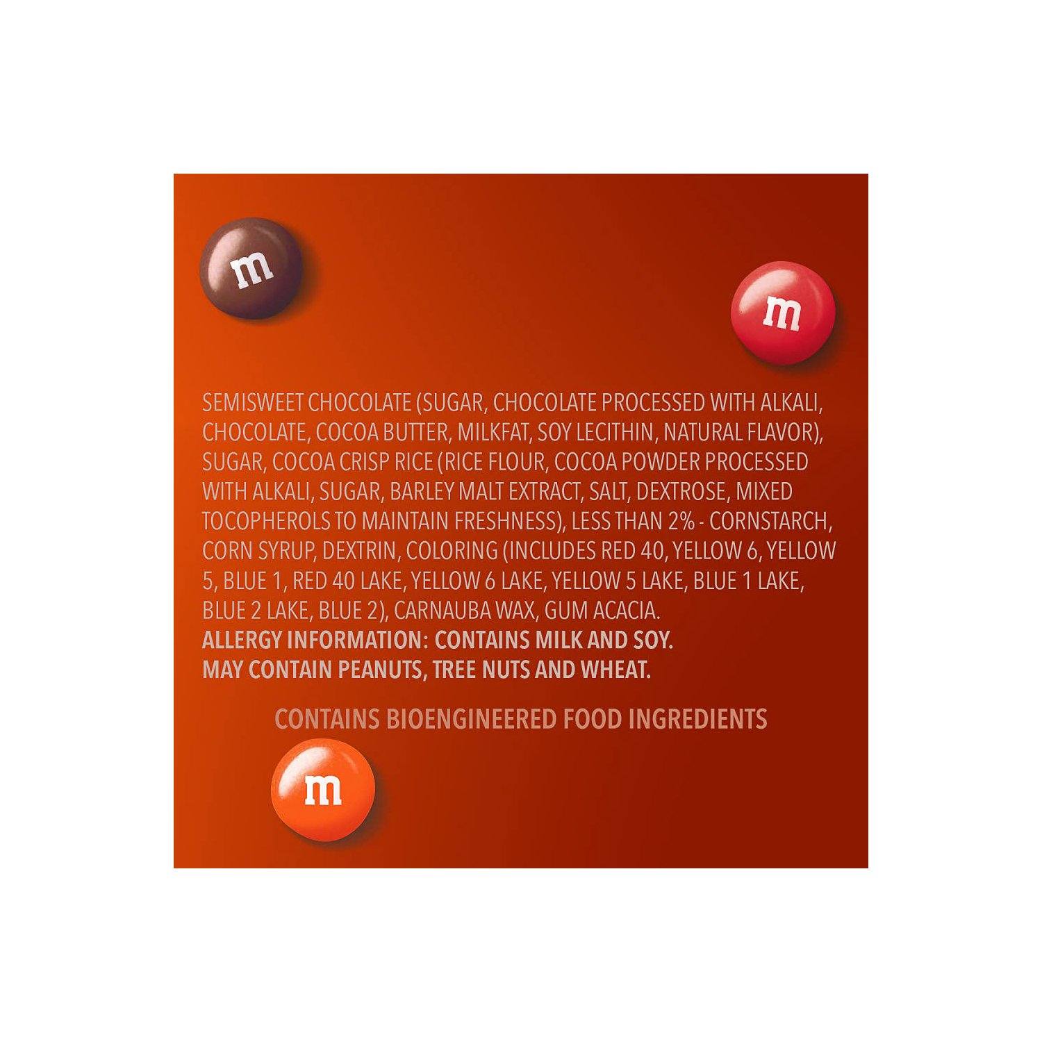 M&M's Chocolate Candies Meltable M&M's 