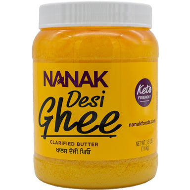 Nanak Desi Ghee Clarified Butter Nanak 3.5 Pound 