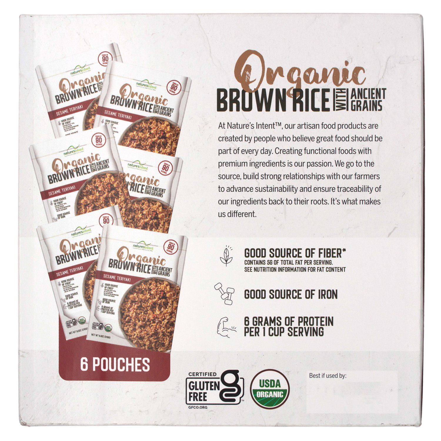 Nature's Intent Organic Brown Rice with Ancient Grains Nature's Intent 