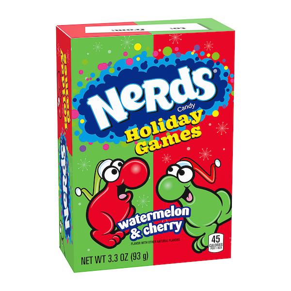 Nerds Christmas Fun Book Nerds Watermelon & Cherry 3.3 Ounce 