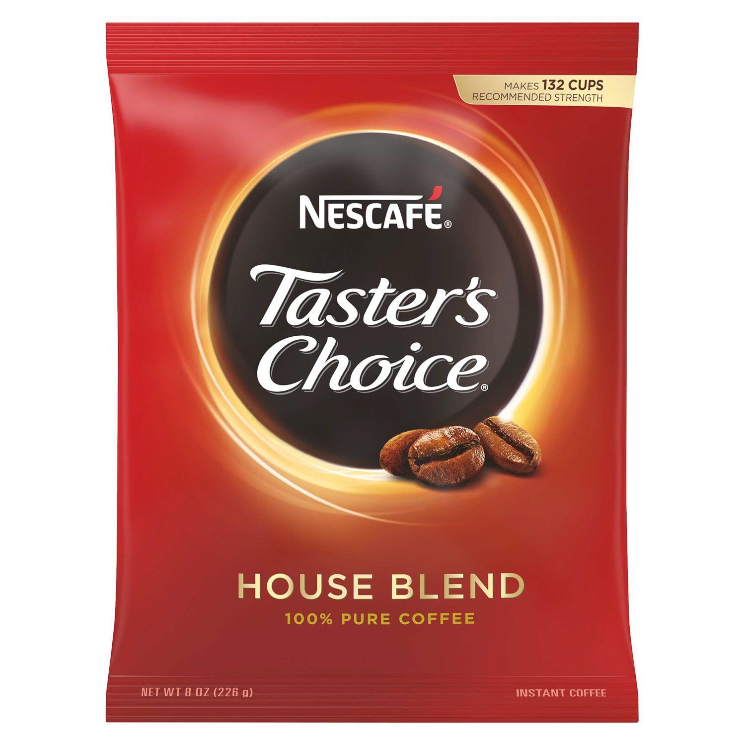 NESCAFÉ Taster's Choice Instant Coffee NESCAFÉ House Blend 8 Ounce 