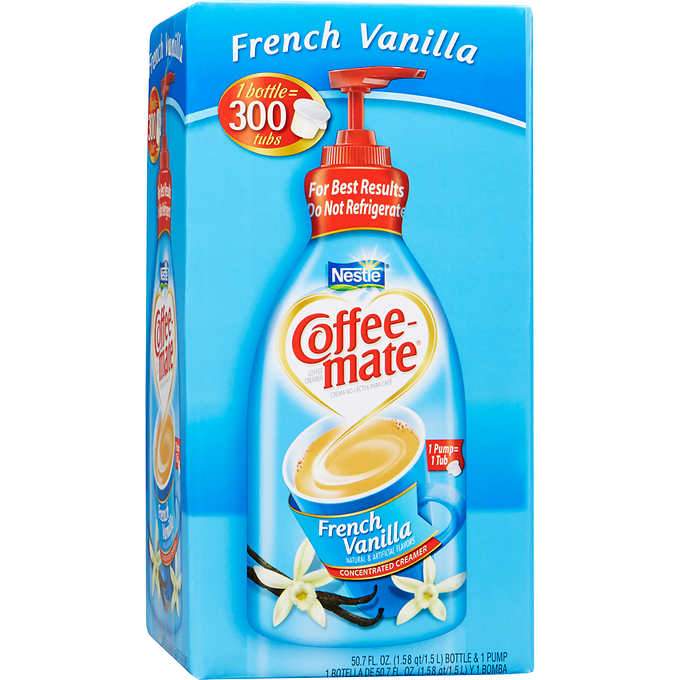 Nestle Coffee-mate Coffee Creamer Nestle French Vanilla 50.7 Fluid Ounce 