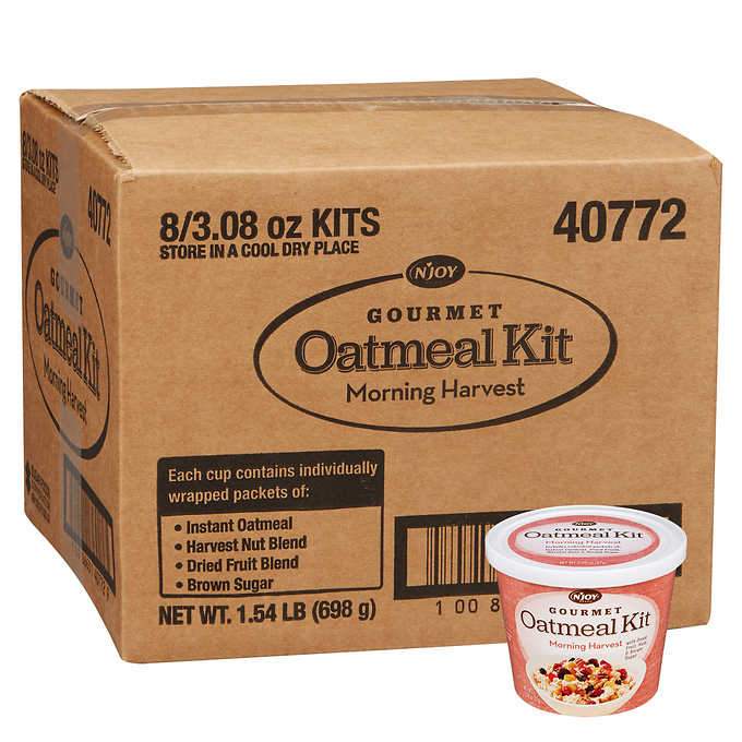 N'Joy Oatmeal Kit N'Joy Morning Harvest 3.08 Oz-8 Count 