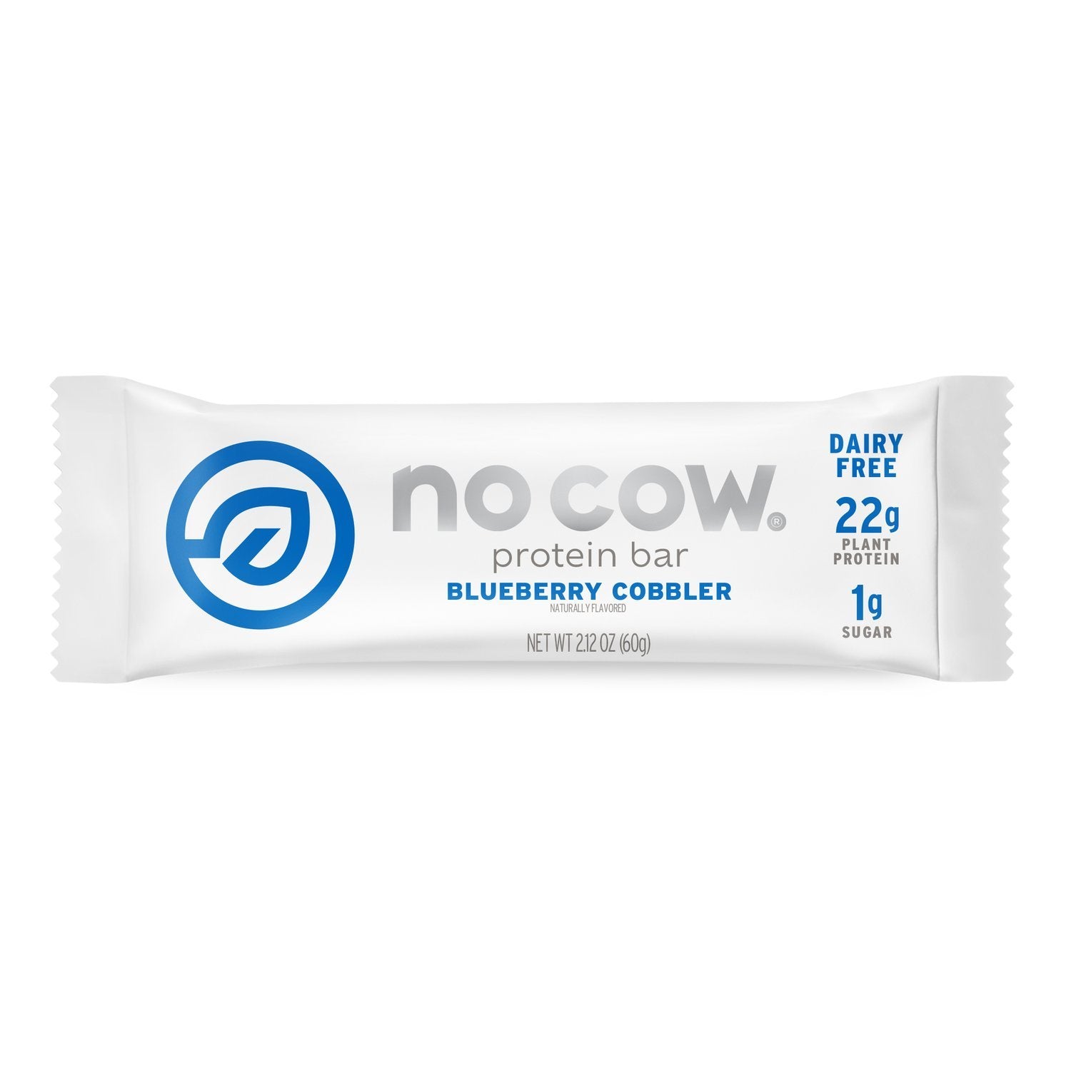 No Cow Plant Based Protein Bars No Cow Blueberry Cobbler 2.12 Ounce 