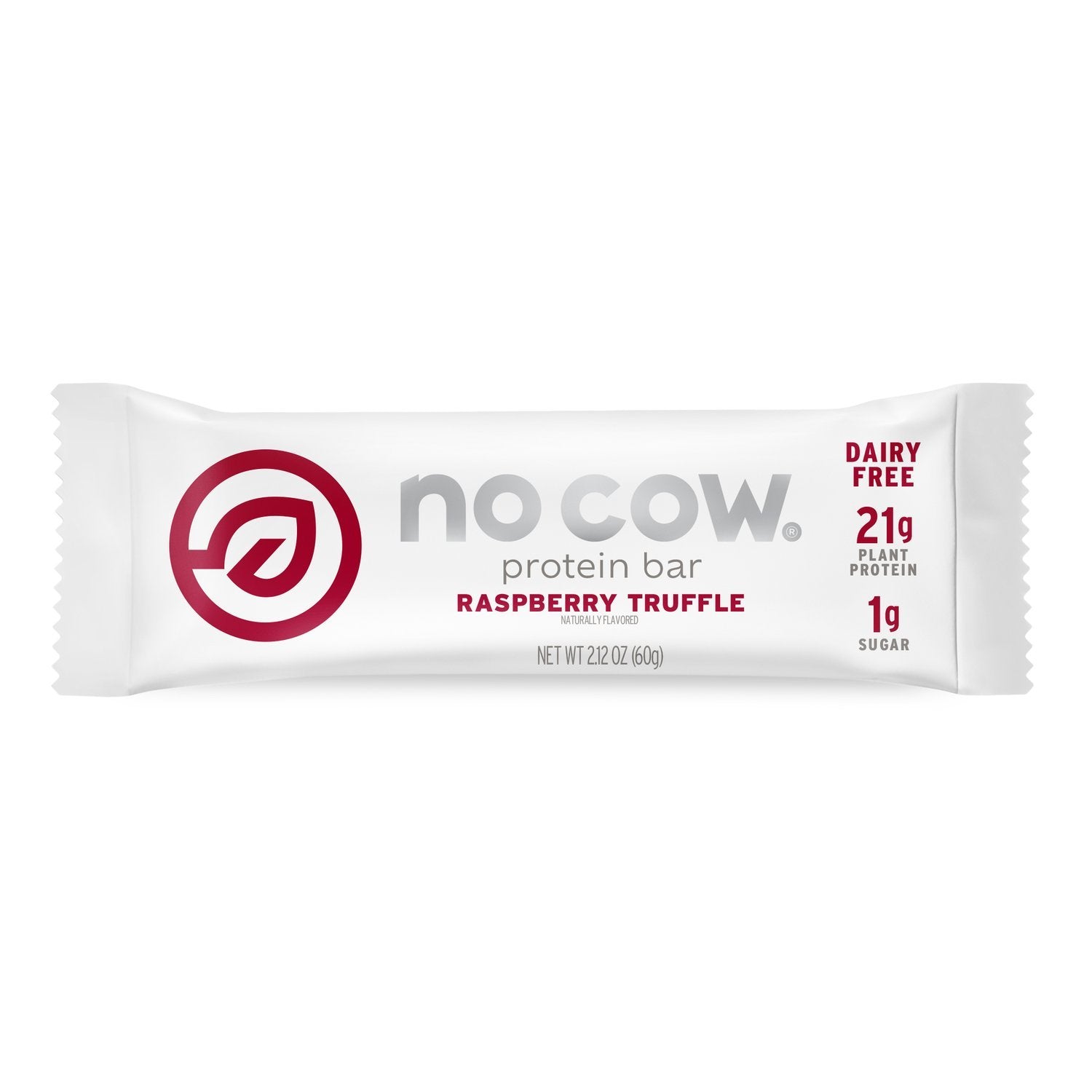 No Cow Plant Based Protein Bars No Cow Raspberry Truffle 2.12 Ounce 