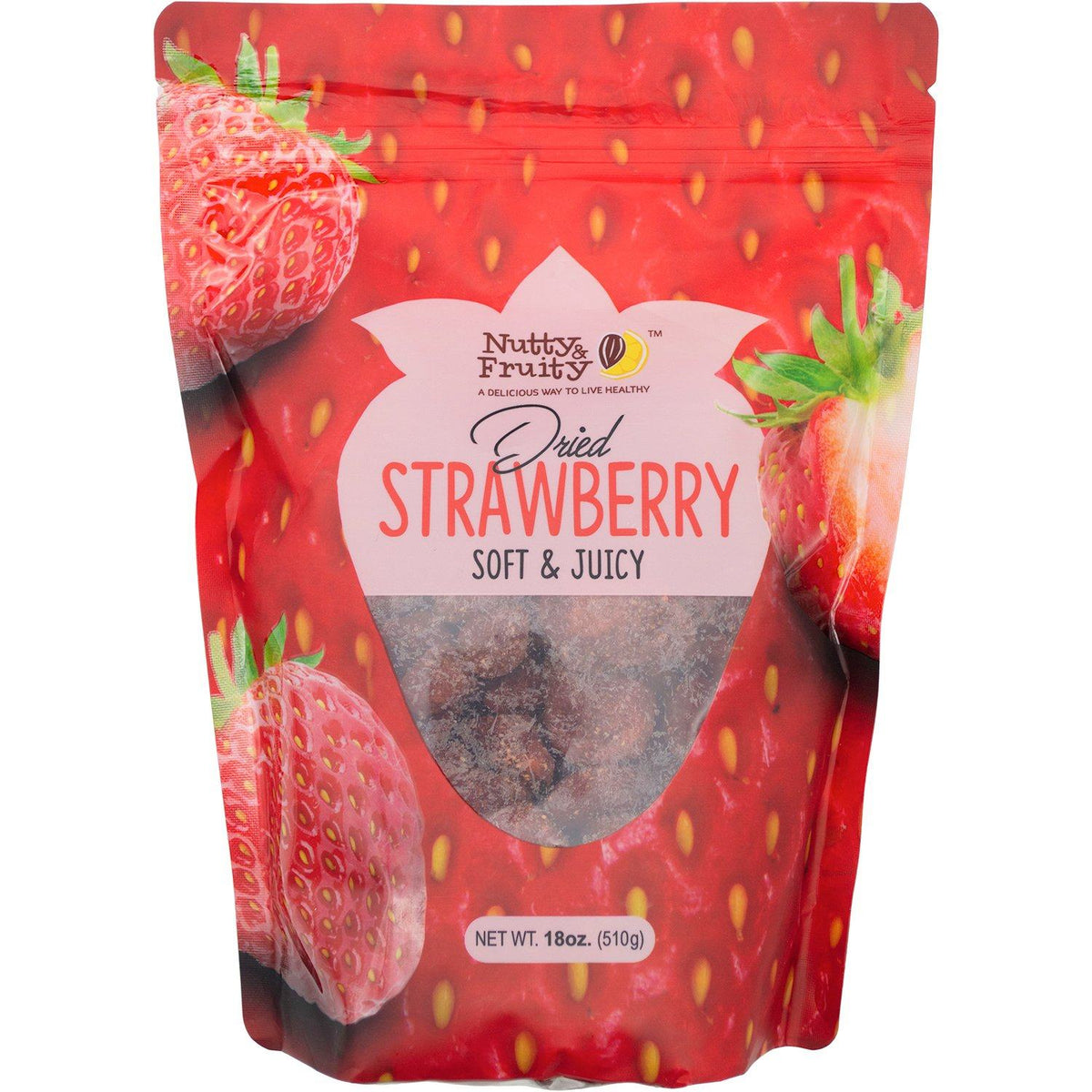 Nutty & Fruity Dried Strawberry — Snackathon Foods