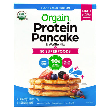 udvikle Brun solnedgang Orgain Protein Pancake & Waffle Mix — Snackathon Foods